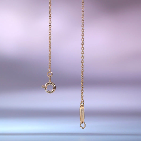 BIG SMILE PEDANT PINK DIAMOND NECKLACE