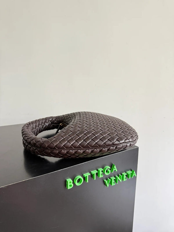 Bottega Veneta Shoulder Bag 35cm Brown Intrecciato Leather
