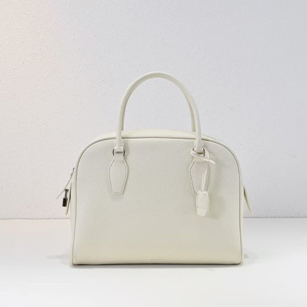 The Row India Bag 32cm Off-White Calfskin