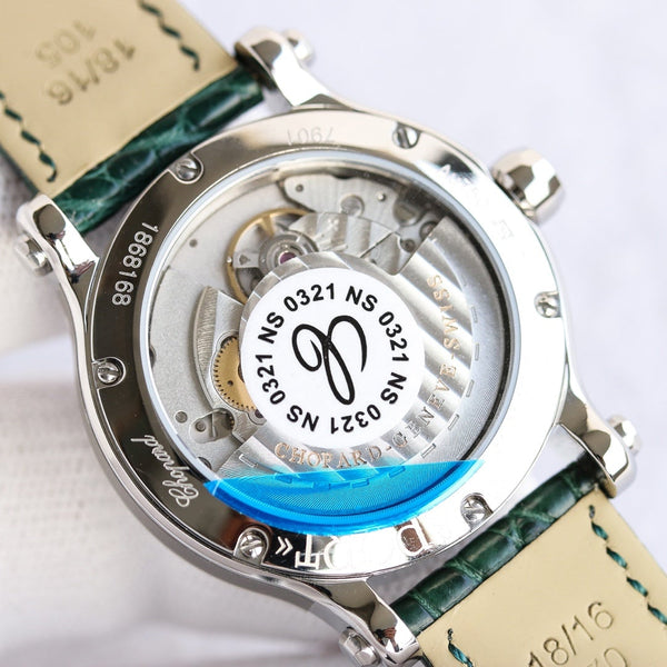 HAPPY SPORT 36MM AUTOMATIC STEEL CASE GREEN DIAL