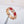 SERPENTI RING PINK GOLD CARNELIAN DIAMOND PAVED 4MM