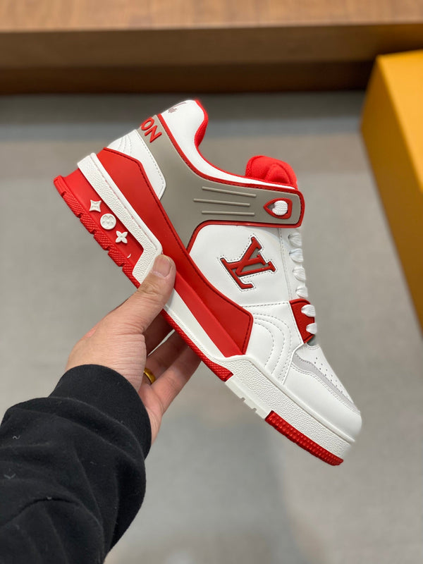 LV TRAINER  RED WHITE SNEAKER