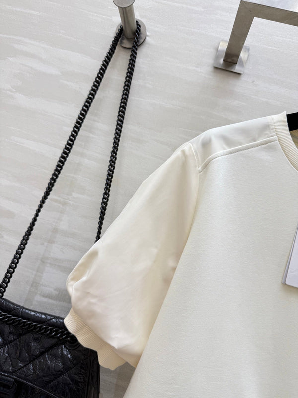 Moncle 25 Hem Drawstring Two-Piece Suit Cream Cotton 277623