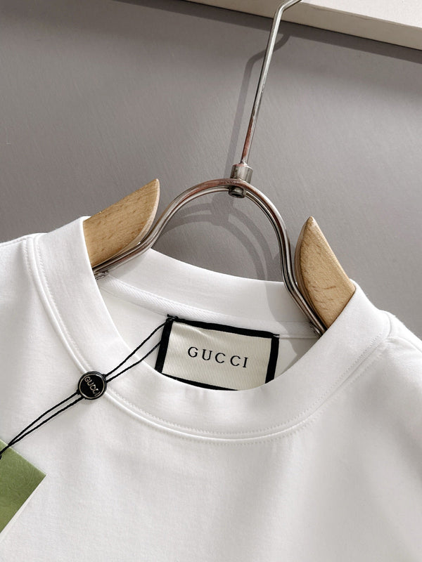 Gucci 25 Long-Sleeved T-shirt White Cotton 108754