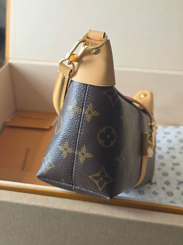 LV Pochette Mia Shoulder Bag Brown Monogram Canvas 275060
