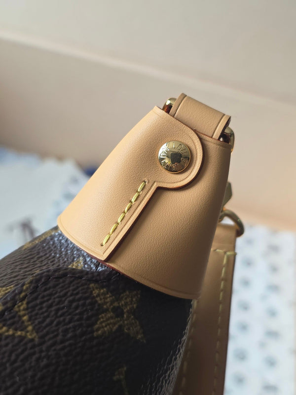 LV Pochette Mia Shoulder Bag Brown Monogram Canvas 275060