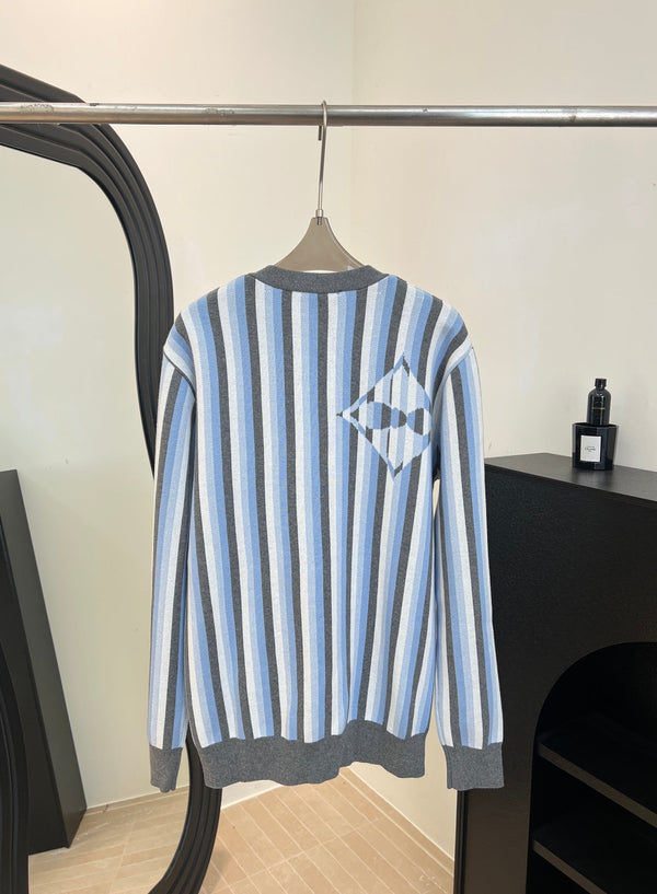 LV Striped Knit Cardigan 799113