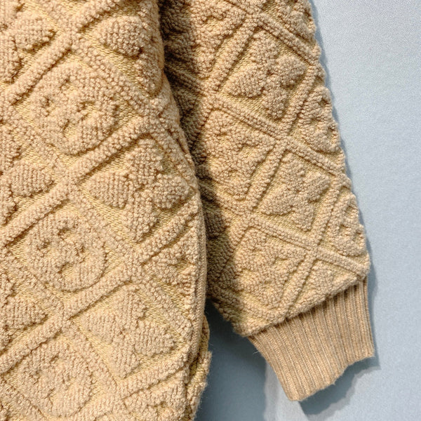 LV 25 Knitted V-neck Casual Cardigan