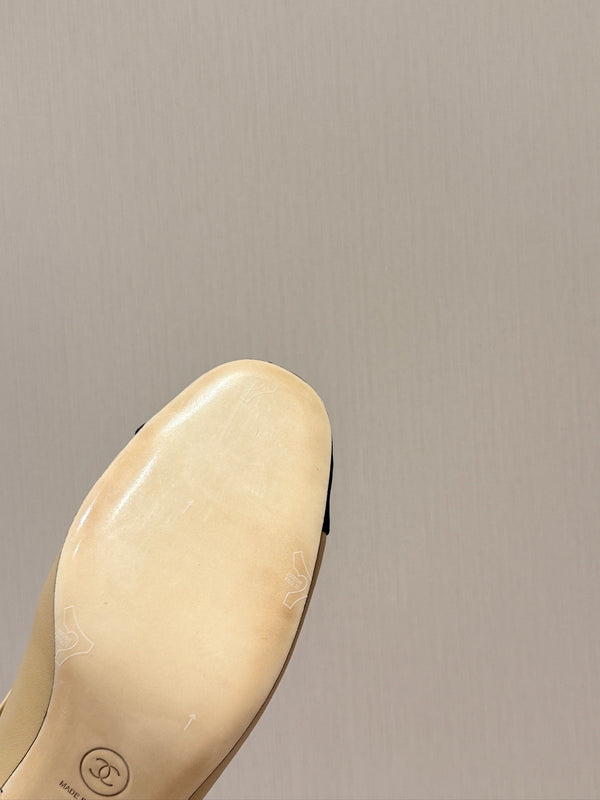 Chanel 26 Newest Runway Style Riding Beige Boots in Cowhide 598319