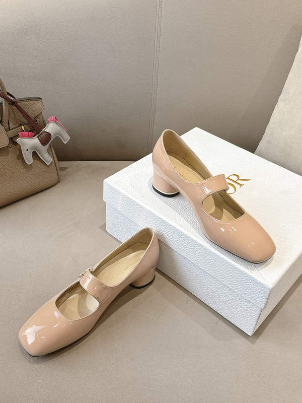 CD Mary Jane High Heels 40 Beige in Patent leather 598180