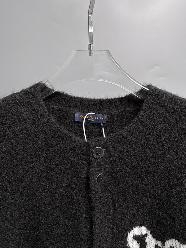 LV Wool Knit Cardigan 493099