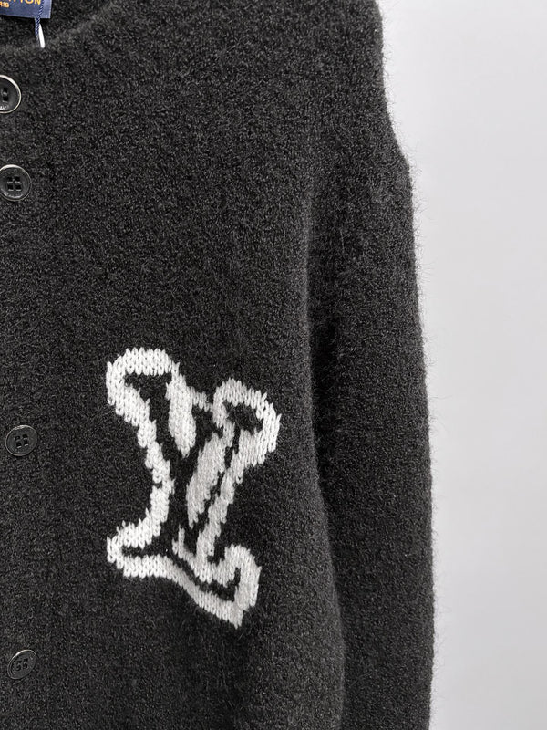 LV Wool Knit Cardigan 493099