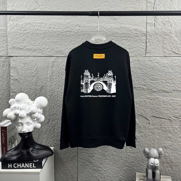 LV Long-Sleeve Crew Neck Sweatshirt 492273