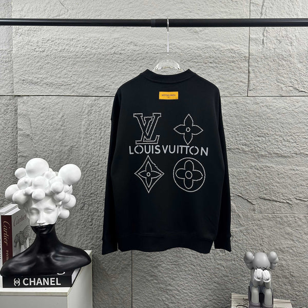 LV Long-Sleeve Crew Neck Sweatshirt 492255