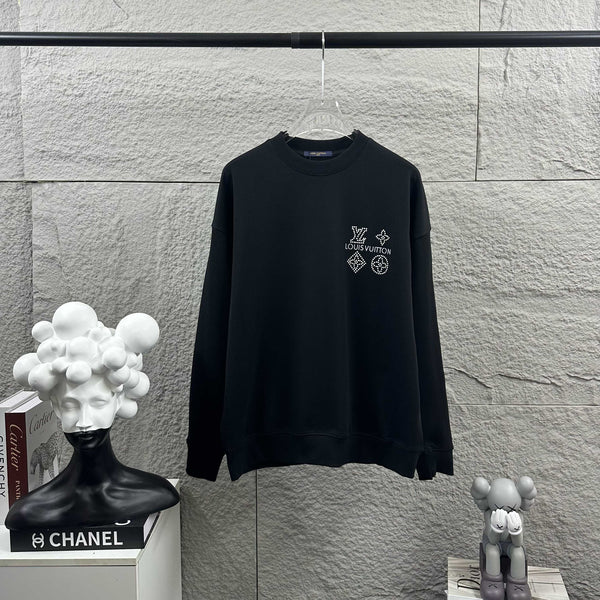 LV Long-Sleeve Crew Neck Sweatshirt 492255