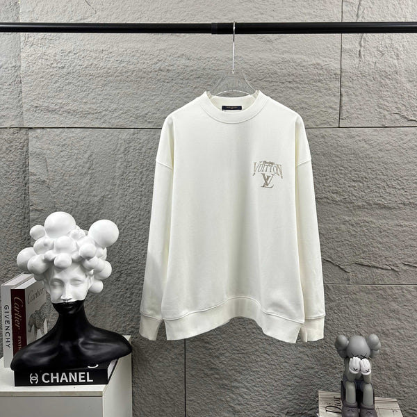LV Long-Sleeve Crew Neck Sweatshirt 492235