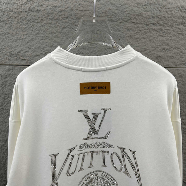 LV Long-Sleeve Crew Neck Sweatshirt 492235