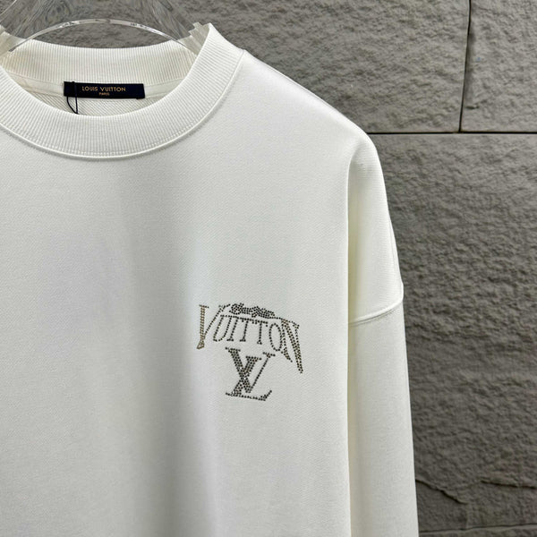 LV Long-Sleeve Crew Neck Sweatshirt 492235