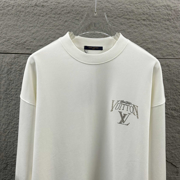 LV Long-Sleeve Crew Neck Sweatshirt 492235