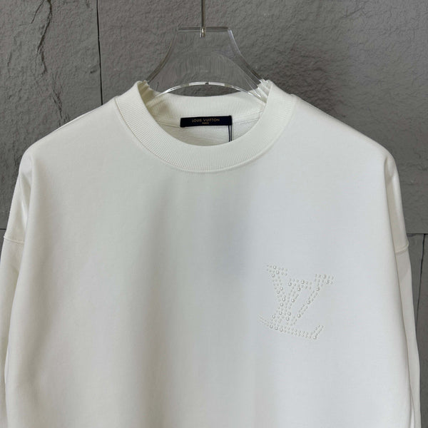 LV Long-Sleeve Crew Neck Sweatshirt 492205