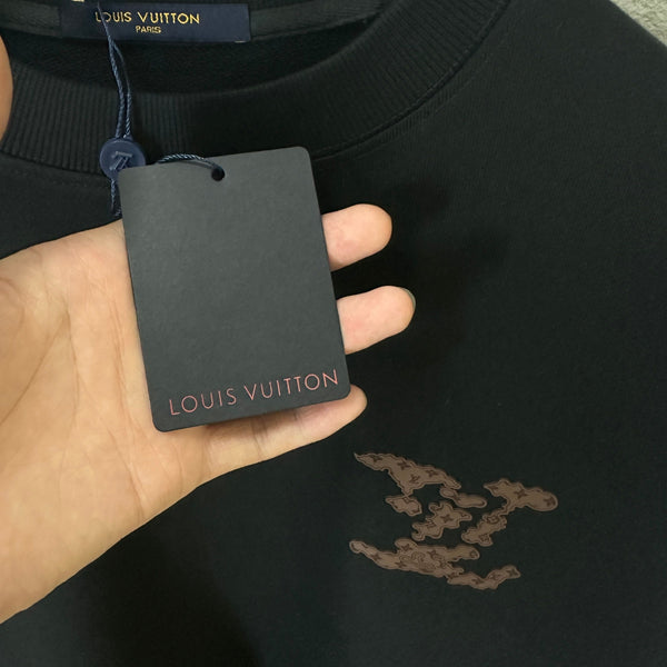 LV Long-Sleeve Crew Neck Sweatshirt 492203