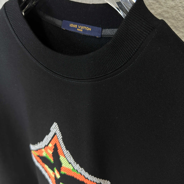 LV Long-Sleeve Crew Neck Sweatshirt 492199