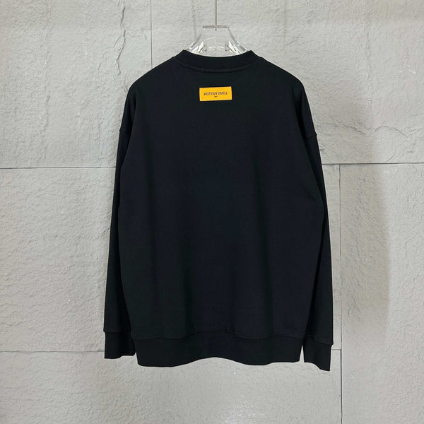 LV Long-Sleeve Crew Neck Sweatshirt 492193