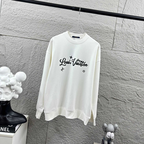 LV Long-Sleeve Crew Neck Sweatshirt 492183