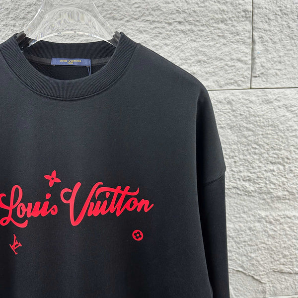 LV Long-Sleeve Crew Neck Sweatshirt 492181