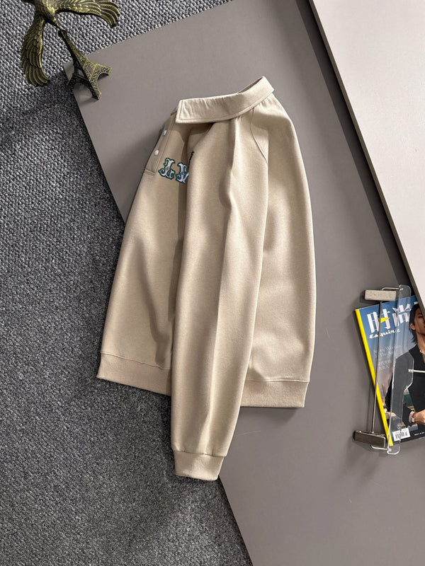 LV 25SS Lapel Sweatshirt Long Sleeve 494425