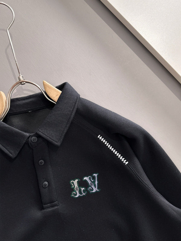 LV 25SS Lapel Sweatshirt Long Sleeve 494422