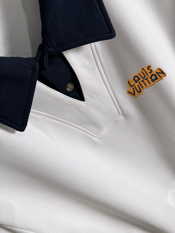 LV 25SS Lapel Sweatshirt Long Sleeve 494413