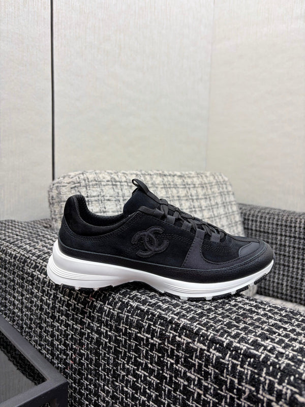Chanel 26 Quilted Classic Sneaker Black in Lambskin 602476