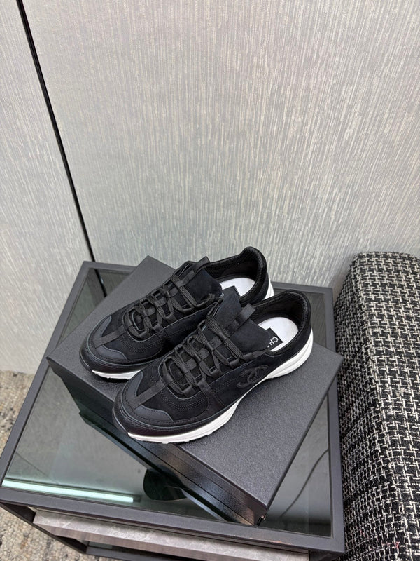 Chanel 26 Quilted Classic Sneaker Black in Lambskin 602476