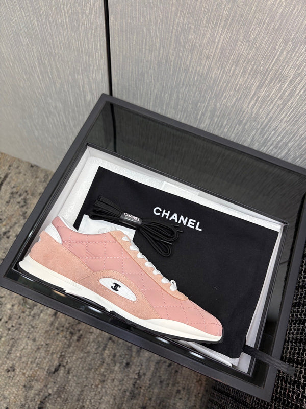 Chanel 26 Quilted Sneaker Pink in Lambskin 602470