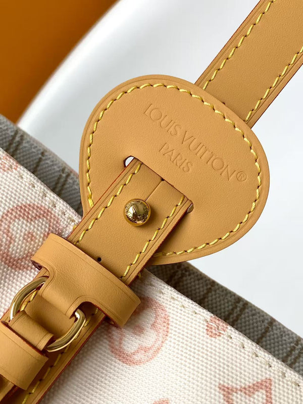 LV M28355 All-In BB Handbag 18 Light Yellow Monogram and Damier Pattern 278104