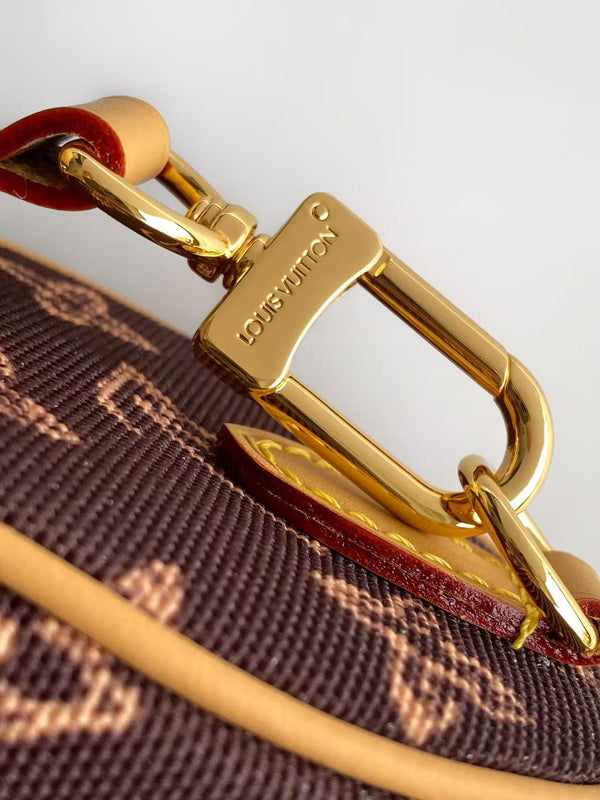 LV Nano Speedy Bag 26 Brown in Monogram Coated Canvas 278088