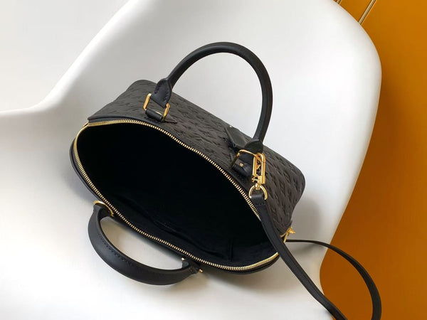 LV Alma PM Bag 30 Black in Monogram Empreinte Leather 278081