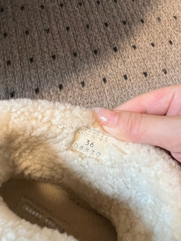 Miu 26 Snow Boots Brown in Suede 614798