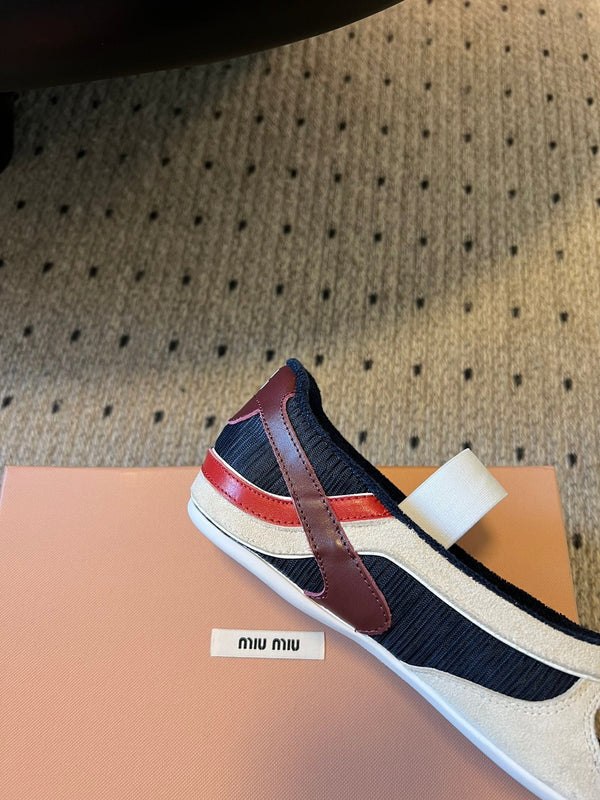 Miu Miu 26 Mary Jane Casual Flip-Flops Multicolor in Mesh fabric 614741