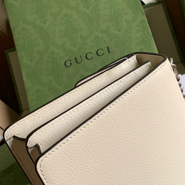 DIONYSUS SMALL BAG IN WHITE CALFSKIN