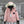 C. Goose Bomber Jacket Light Pink Polyester 0033