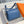HM LINDY 30 BAG AZURE TAURILLON CLEMENCE LEATHER