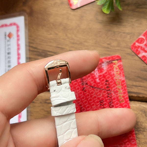 Omega De Ville 27.4mm Pink Gold Mop Pearl Dial