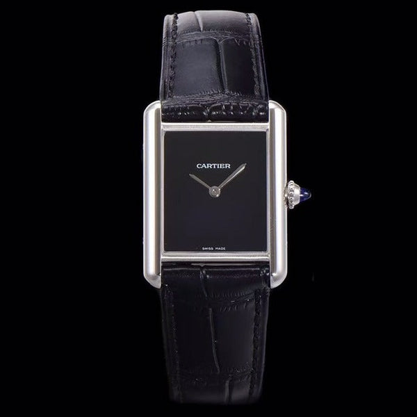 TANK MUST NO NUMERALS STEEL CASE BLACK DIAL