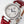 pasha 30mm quartz stainless steel white dial red leather