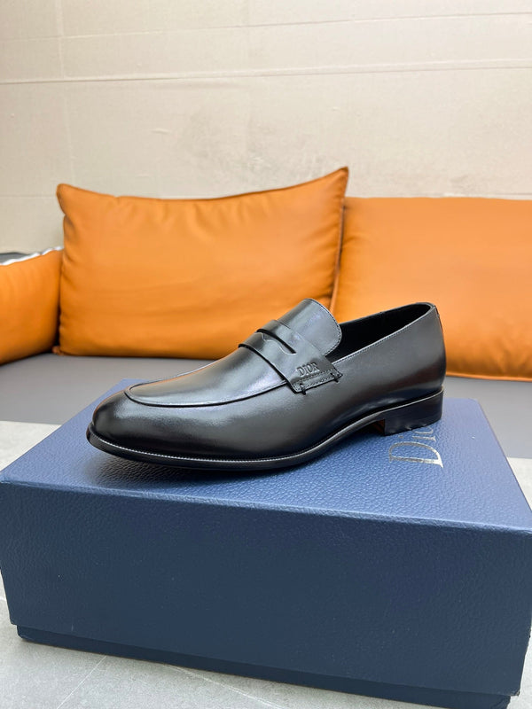 CD GRANVILLE LOAFER BLACK POLISHED CALFSKIN