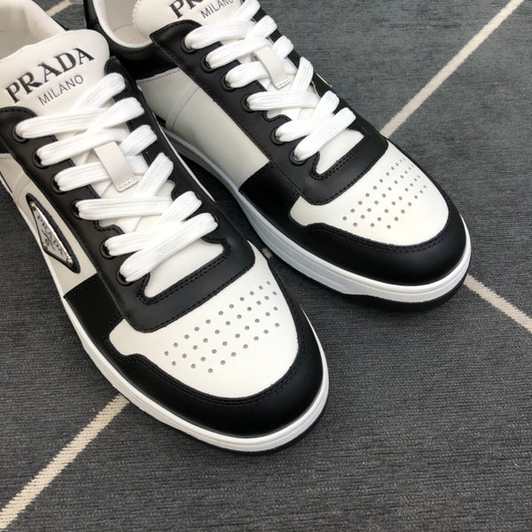 PRA DOWNTOWN LEATHER SNEAKERS WHITE MIX BLACK