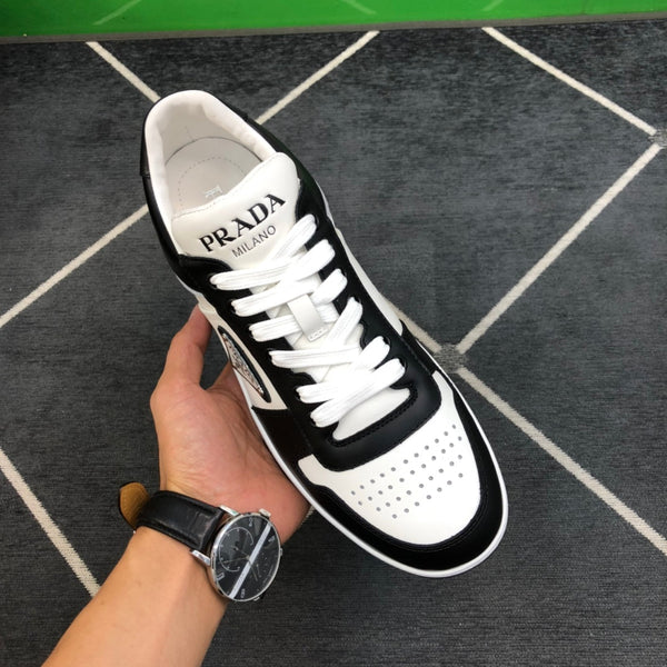 PRA DOWNTOWN LEATHER SNEAKERS WHITE MIX BLACK