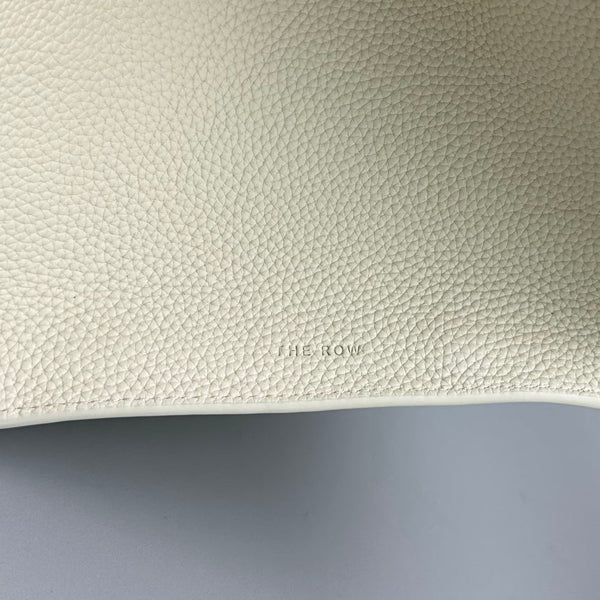 The Row Margaux 17 White Calfskin
